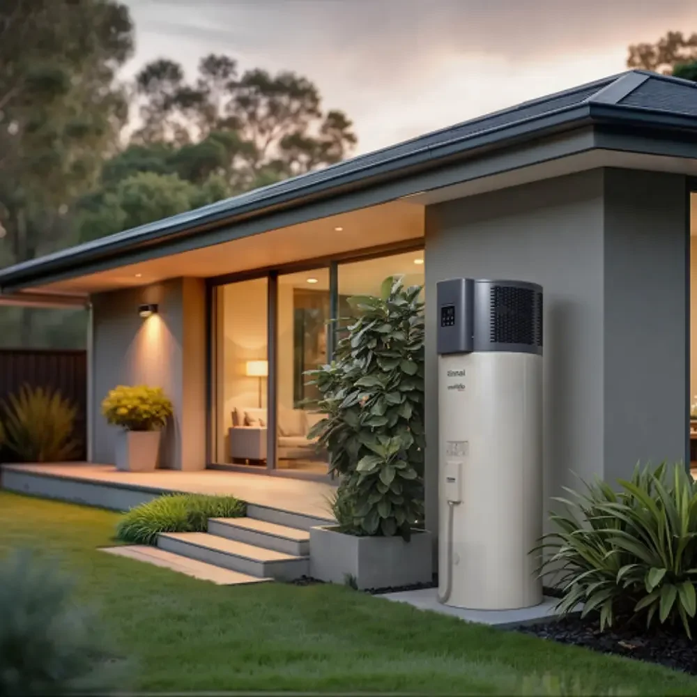 A Modern home with external Gas Hot Water Systems On The Gold Coast, installed by High Tide Plumbing & Gas